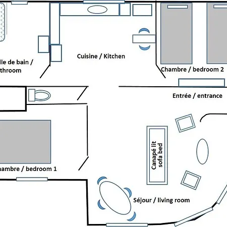 Apartment Meuble Tourisme 4*, Les Pieds Dans L'eau, Palmeras *