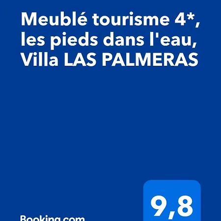 Apartment Meuble Tourisme 4*, Les Pieds Dans L'eau, Palmeras